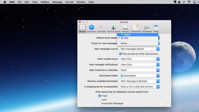 mac changing default email program for firefox